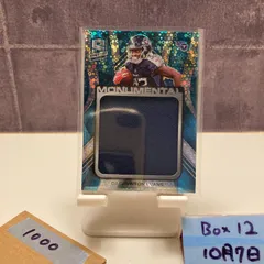 2020 Panini Spectra Darrynton Evans 48/60 Tennessee Titans Monumental Memorabilia Blue Disco Prizm ジャージ Relic カード