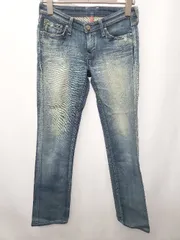 ◇ Θ EDWIN エドウィン MissEDWIN503 ストレッチ ジーンズ デニム パンツ サイズ29×32 インディゴ系 レディース E  【1507010007146】