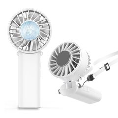 即納：ハンディファン 冷却プレート 二重反転ファン 携帯扇風機 【2025年夏モデル・瞬間冷却-20℃】 大風量 静音 3WAY (手持ち 首掛け 卓上) 手持ち扇風機、 USB充電 Type-C 対応 取扱説明書付き PSE認証済、ホワイト 1