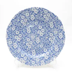 や*】様 新品Burleighバーレイラルフローレンブルー皿パスタボウル２点セッ や*】様 新品Burleighバーレイラルフローレンブルー皿パスタボウル2点