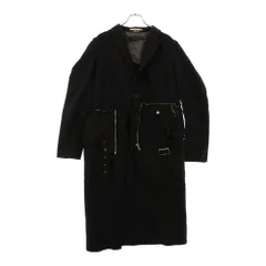 COMME des GARCONS (コムデギャルソン) 13AW ベルト付き ポリ縮絨 再構築 ドッキングジャケット ブラック PL-J035のサムネイル