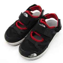 ザ・ノースフェイス サンダル スリッポン サボ アウトドア ブランド 靴 黒 キッズ 男の子用 17サイズ ブラック THE NORTH FACE 【中古】