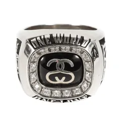 新品 STUSSY ステューシー リング サイズ:20号  00s Jostens ジャスティンズ 25周年記念 SSリンク カレッジリング 25th Anniversary Ring 指輪 シルバー アクセサリー ブランド コラボ【メンズ】のサムネイル