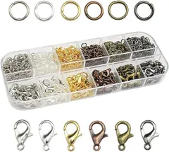 xadgwsd(るみ)カニカン 丸カン 6色 アクセサリーパーツ 留め具 DIY 手芸 基礎パーツ 手芸用品 アクセサリーパーツ ハンドメイド 手作りアクセサリー メガネチェーン/ネックレス/ブレスレット/アンクレット 手作り素材 ジュエリ