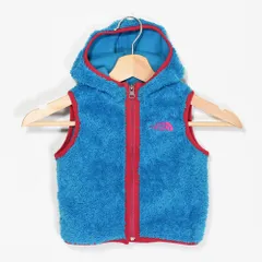 THE NORTH FACE ザ ノースフェイス フリース ボア ベスト 子供服 ベビー服 キッズ ジュニア 90サイズ NAB45052 ターコイズブルー ピンク