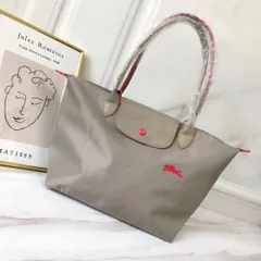 【新品】ロンシャン ル・プリアージュ 70周年記念 馬刺繍 トートバッグ 限定品 レザー風 大容量 レディース ギフト対応 正規品