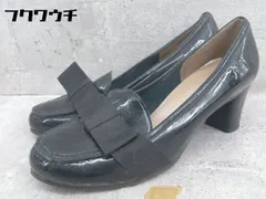 ◇ JELLY BEANS ジェリービーンズ リボン ヒール パンプス シューズ サイズ23.5 ブラック レディース 【中古】 【1002800352630】のサムネイル