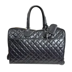 シャネル パリ　ニューヨークライン キャリーバッグ レザー A32474 ブラック ユニセックス  CHANEL  中古 シャネルのサムネイル