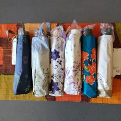 晴雨兼用傘（折りたたみ）お好み1点　紫外線遮光率　99.99%以上