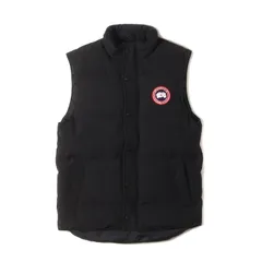 【美品】CANADA GOOSE カナダグース ベスト サイズ:S / サークルワッペン ポリコットン ダウンベスト (Garson Vest 4151M) / ブラック 黒 / アウター ジャケット ブルゾン 上着 / カナダ製【メンズ】のサムネイル