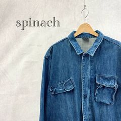 spinach デニム ジャケット カバーオール アウター  X-LARGE インディゴ  メンズ