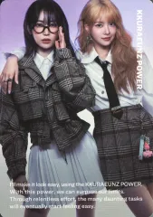 【中古】コレクションカード(女性) LE SSERAFIM/SAKURA(サクラ)・HONG EUNCHAE(ホン・ウンチェ)/背景紫/「EASY」(Weverse Albums ver.)フォトカード ver.B