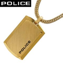 【新品】ポリス POLICE ネックレス/ペンダント・ステンレススチール シルバー プレートネックレス 24920PSG-A【国内正規品】