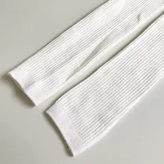 75cm 白 10分丈 スパッツ リブ 95-1699-z 無地 子供用 ベビー フィロワ Filloie