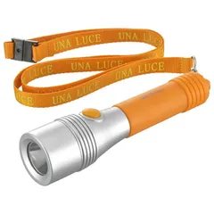 【 新品 未開封 】   オーム電機 LEDライト ウナルーチェ 50lm 電池付き オレンジ ［LED 単3乾電池×2］ LHP-05D5-D 未使用 送料無料のサムネイル