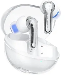 [新品※未使用] SOUNDPEATS(サウンドピーツ) Clear ワイヤレスイヤホン Bluetooth 5.3 おしゃれ イヤホン 透明なデザイン 最大40時間再生 ゲームモード ENC通話ノイズリダクション 専用アプリ対応 タッチ操作 カナル型 イのサムネイル