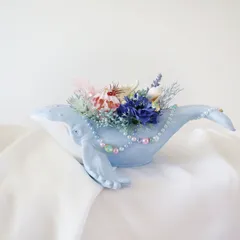 受注 Dreaming Whale ★ blue  クマノミのお家 anemonefish's home