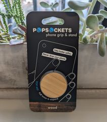 【値下げ】Woodシリーズ バンブー ポップソケッツ 携帯アクセサリー