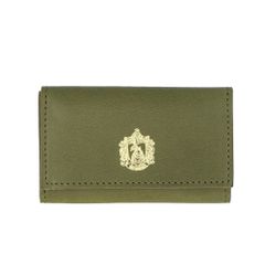 ☆ 다크 그린(스리자린) ☆ HarryPotter×Flapper 도치기 가죽 카드 케이스 해리 포터 상품 카드 케이스 F238221 일본제 도치기 가죽 명함 넣어 명함 케이스 카드 넣어 가죽 레이디스 세련된 귀여운 엠블럼