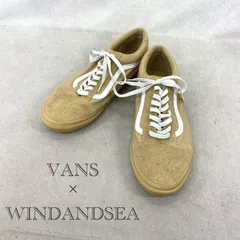 VANS バンズ WIND AND SEA OLD SKOOL V36CF ローカットスニーカー シューズ 30cm ベージュ  メンズ 靴