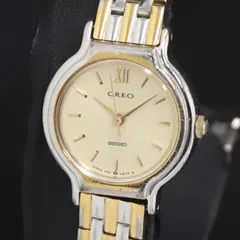 【稼働/良品】SEIKO クオーツ 1F21-0A90 CREO ホワイト Yahoo!オークション -「セイコー 1f21」の落札相場・落札価格