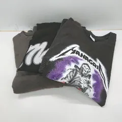 ◇ Θ 《 mahagrid マハグリッド まとめ売り3点セット TシャツM,L トレーナーL Tシャツ×2 トレーナー×1 メンズ 》 E  【1501230003124】