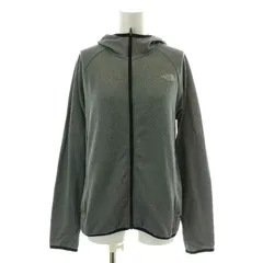 ザノースフェイス THE NORTH FACE サーマルバーサグリッドフーディ Thermal Versa Grid Hoodie パーカー ジャケット ジップアップ 長袖 ロゴプリント サムホール XL グレー 黒 ブラック NTW61878 /NW23のサムネイル