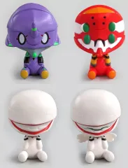 【中古】トレーディングフィギュア 全4種セット ちょこのっこフィギュア 「一番くじ 新世紀エヴァンゲリオン劇場版 Air/まごころを、君に」 F賞