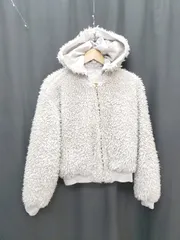 ◇ ◎ earth music&ecology アース ジップアップ リバーシブル 長袖 ブルゾン ジャンパー サイズF グレー レディース P  【1405230015807】