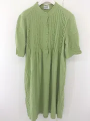 ◇ emi＋ エミプラス 半袖 ロング ワンピース グリーン レディース  【中古】 【1204180004356】