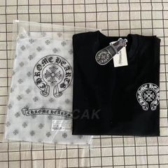 美品 光る！Chrome Hearts クロムハーツ ファッション 男女兼用 レディース メンズ トップス 半袖Ｔシャツ  ブラック 夏 通気性