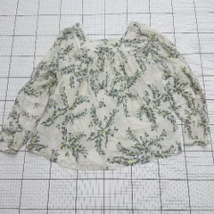 ◇ ⊂ ADAM ET ROPE アダムエロペ 柄入り 長袖 長袖シャツ サイズF ベージュ系 レディース E  【1508200027111】