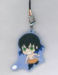 【中古】雑貨 嘴平伊之助 「劇場版 鬼滅の刃 無限列車編×ローソン ラバーストラップ(冬あそび)」