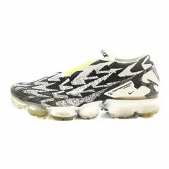 ナイキ NIKE × ACRONYM アクロニウム AIR VAPORMAX FK MOC 2 エア ヴェイパーマックス フライニット モック スニーカー シューズ US8 26.0cm 白 ホワイト 黒 ブラック AQ0996-001 /AN12
