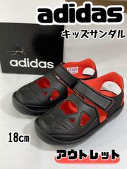 AZ287 adidas アディダス fortaswim 2 c キッズ サンダル 18cm /  フォルタスイム DB0486 19SM BLK/RED