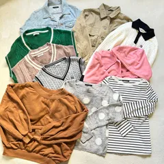 【10点まとめ売り】INGNI イング Gジャン ニット ベスト カジュアル 詰め合わせ10点 レディースMサイズ