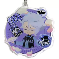 【中古】キーホルダー アズール・アーシェングロット 「ディズニー ツイステッドワンダーランド プレミアムバースデー2023 POP UP SHOP in アニメイト デフォルメアクリルチャームコレクション(ユニオンバースデー ver.)」