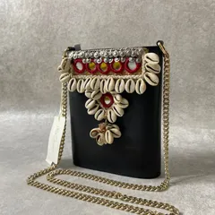新品 Deuxieme Classe取扱い Mes Demoiselles... 貝殻装飾 ゴールドチェーン ショルダーバッグ アンティークバッグ メドモワゼル