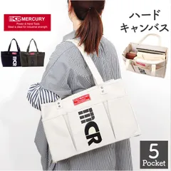 ☆ MERCURY マーキュリー ハードキャンバス トート5ポケット MERCURY マーキュリー キャンバス トートバッグ ポケット キャンバストート トートバック トート キャンバスバッグ キャンバスバック 手提げ ツールバッグ 普段使い 厚手