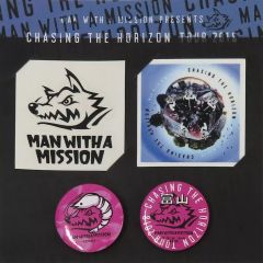MAN WITH A MISSION 缶バッジ ステッカーセット - メルカリ