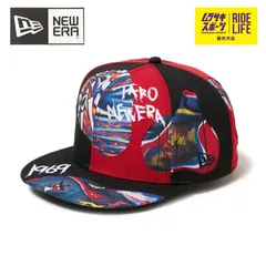 NEW ERA ニューエラ キャップ 希少 5950 59FIFTY TARO OKAMOTO 岡本太郎 明日の神話 ブラック/スカーレット 14683820 メンズ レディース 【ムラスポ公式】