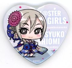 [중고] 배지 핀즈 시오미 슈코(꽃장식) [THE IDOLM@STER CINDERELLA GIRLS 10th ANNIVERSARY Costume Memories!!! 미니츄 트레이딩 하트캔 배지 E]
