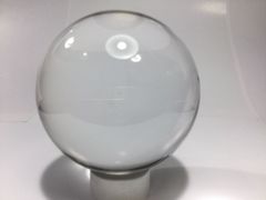 65.3mm：天然石水晶玉・白水晶球（Crystal Ball）：天然石水晶球鑑別書付：品質評価＝高品質AA：商品管理No,8416：パワーストーン「守護石・開運」置物に最適
