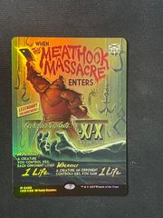 【MTG・黒】The Meathook Massacre/食肉鉤虐殺事件（ボーダーレスFOIL）（ポスター）（英語）