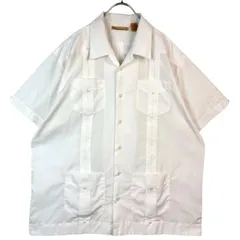 Havanera 刺繍 開襟シャツ キューバシャツ XXL ホワイト 白 楽天市場】キューバベラ CUBAVERA オーセンティック エンブ