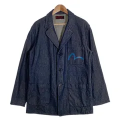 美品/希少XL相当】EVISU テーラードジャケット デニム YAMANE