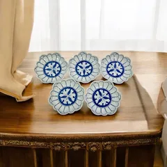 有田焼 銀杏文菊形手塩皿 M-5178R