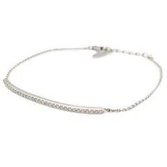 スタージュエリー STAR JEWELRY ストレート ブレスレット ダイヤモンド 0.13ct Pt950 プラチナ【中古】のサムネイル