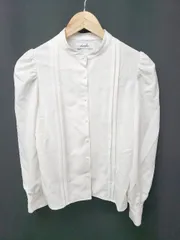 ◇ Θ ◎ dazzlin ダズリン 長袖 シャツ ブラウス サイズF オフホワイト系 レディース E  【1506180003163】