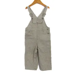 トミーヒルフィガー サロペット つなぎ コットン ブランド ベビー 男の子用 18-24MOSサイズ グレー×ホワイト TOMMY HILFIGER 【中古】のサムネイル